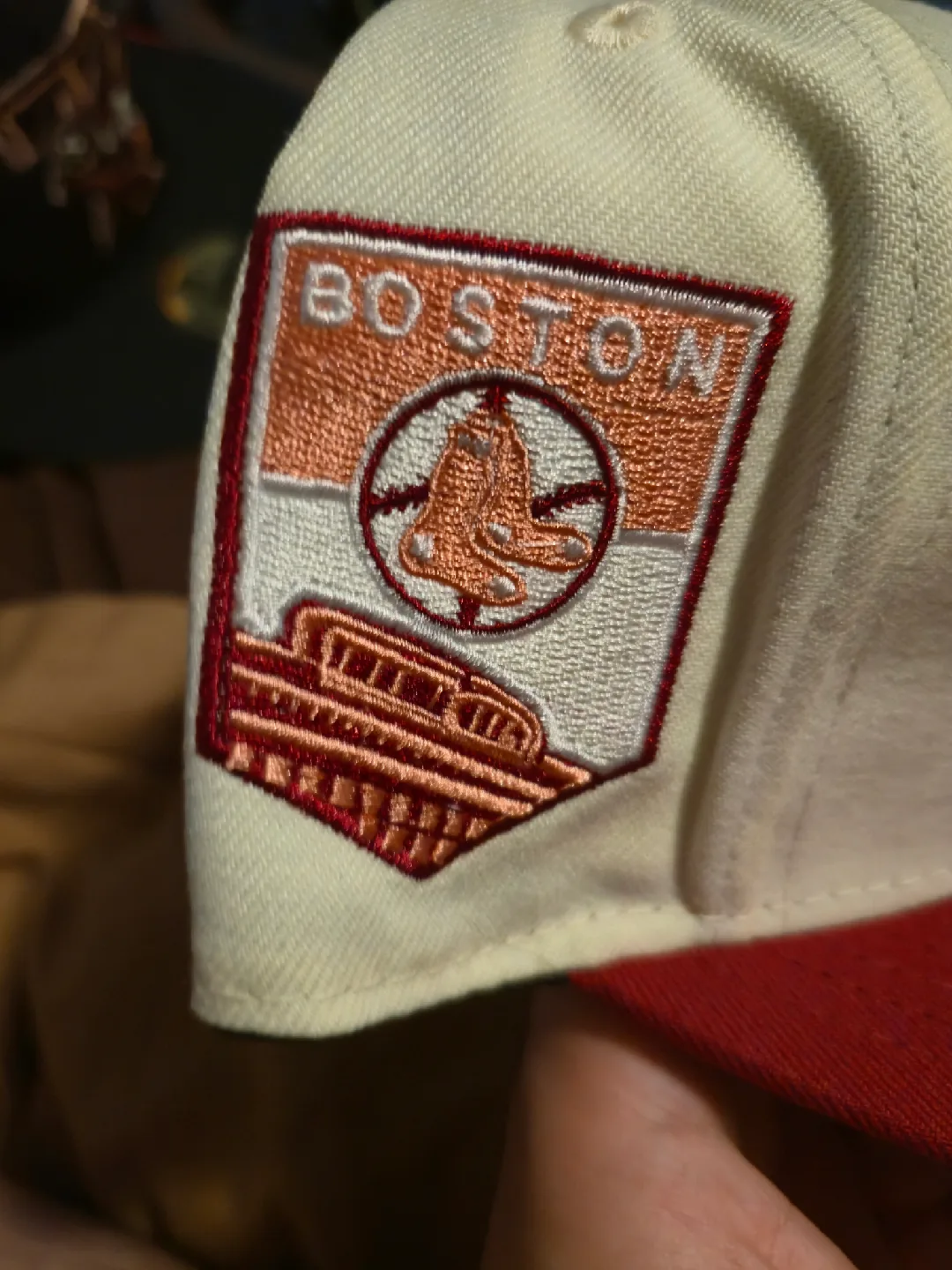 New Era Boston Red Sox 59FIFTY Hat - Size 7 1/2 image indicator(2)