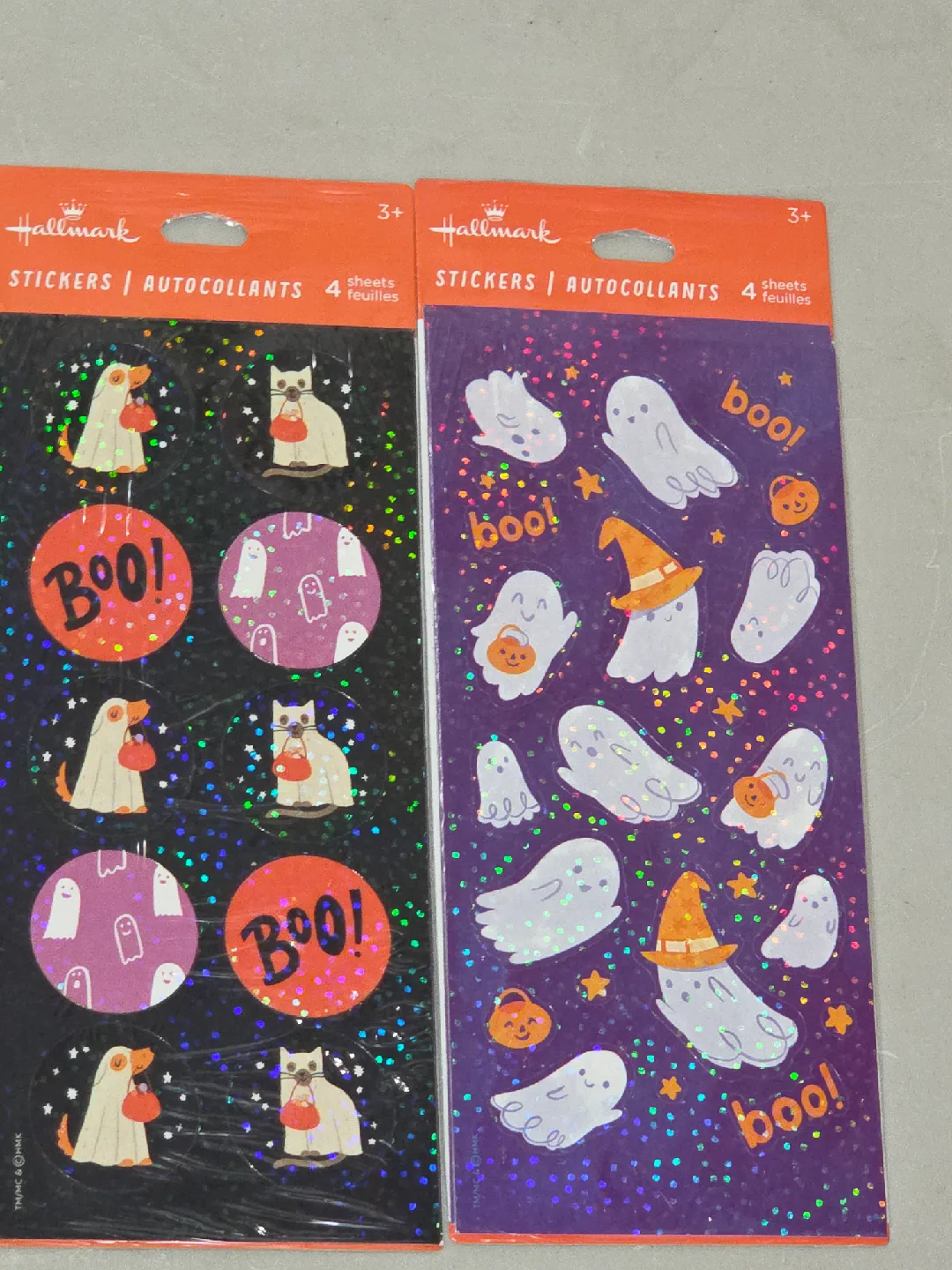 Hallmark Halloween Themed Sticker Lot image indicator(3)