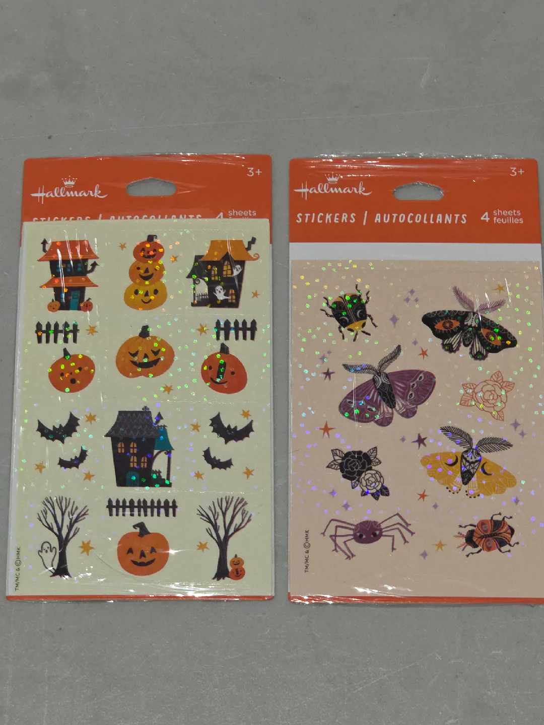 Hallmark Halloween Themed Sticker Lot image indicator(4)