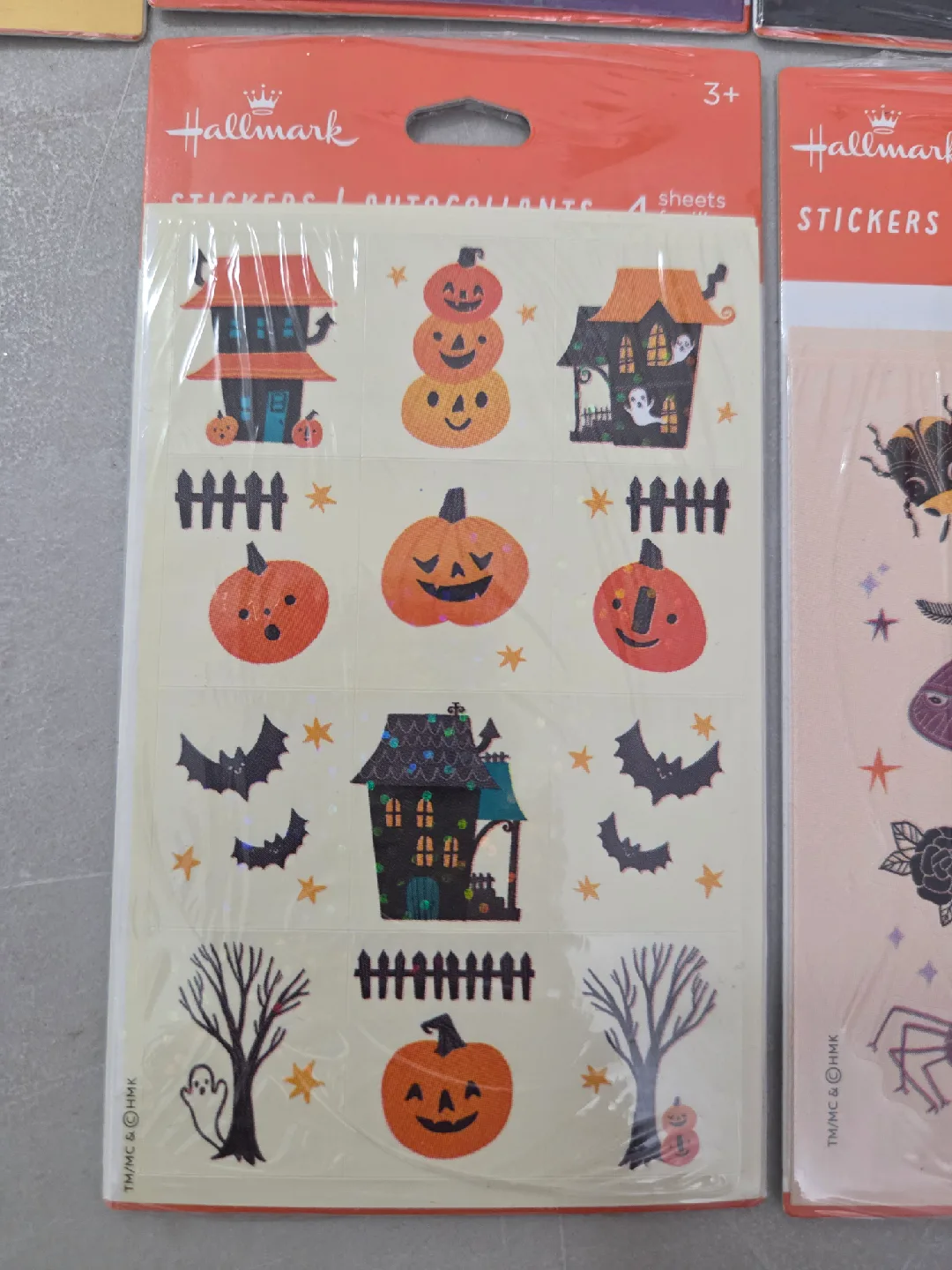 Hallmark Halloween Themed Sticker Lot image indicator(5)