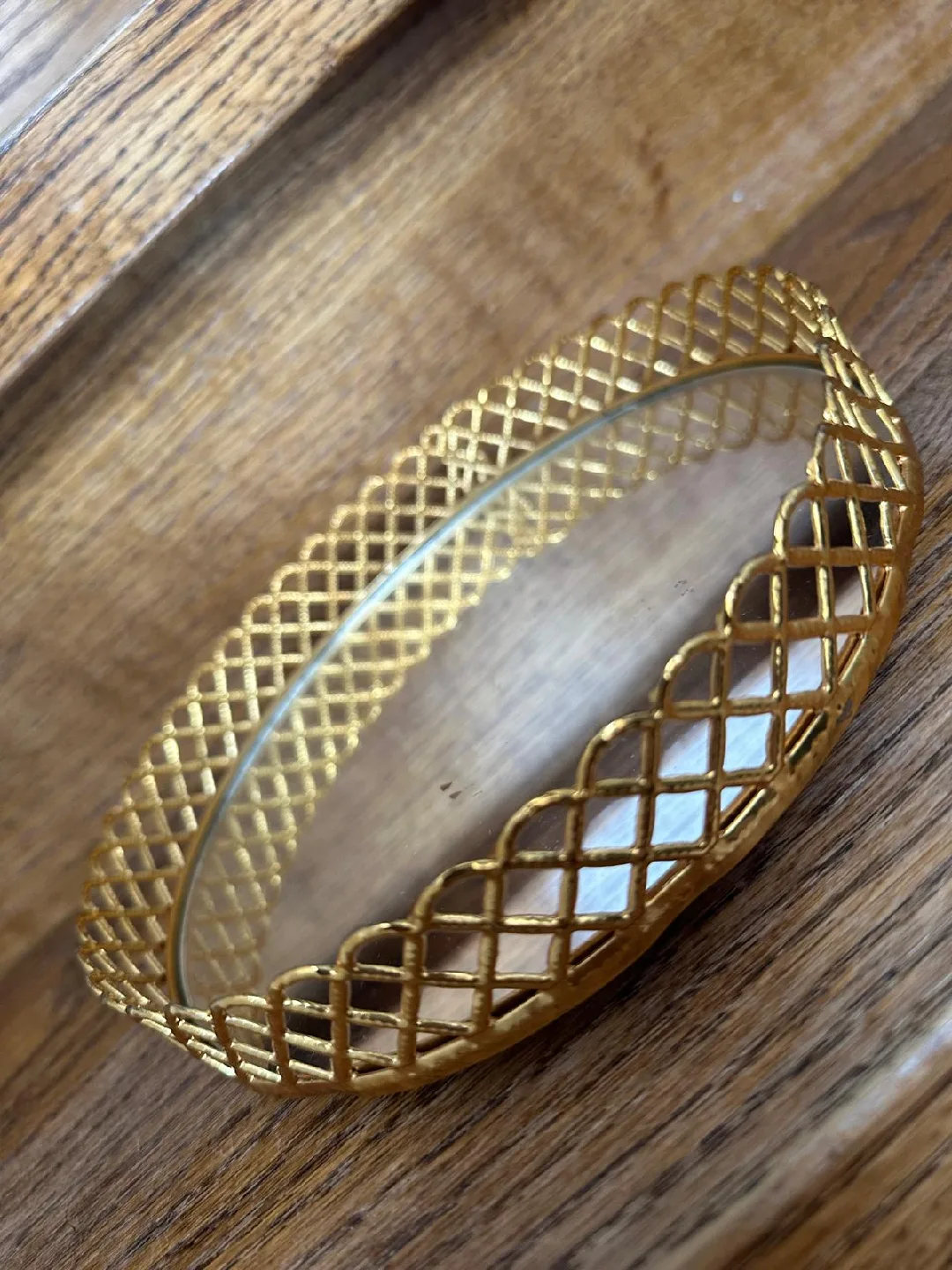 Gold Decorative Tray thumbnail