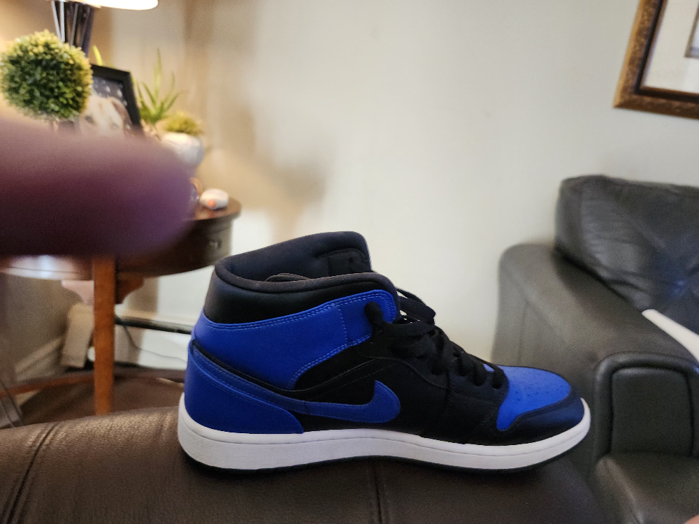 Nike Air Jordan 1 Low Black/Royal Blue - photo 5