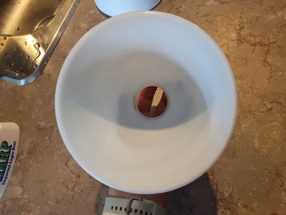 White Glass Light Fixture Shades (Set of 3) image indicator(2)