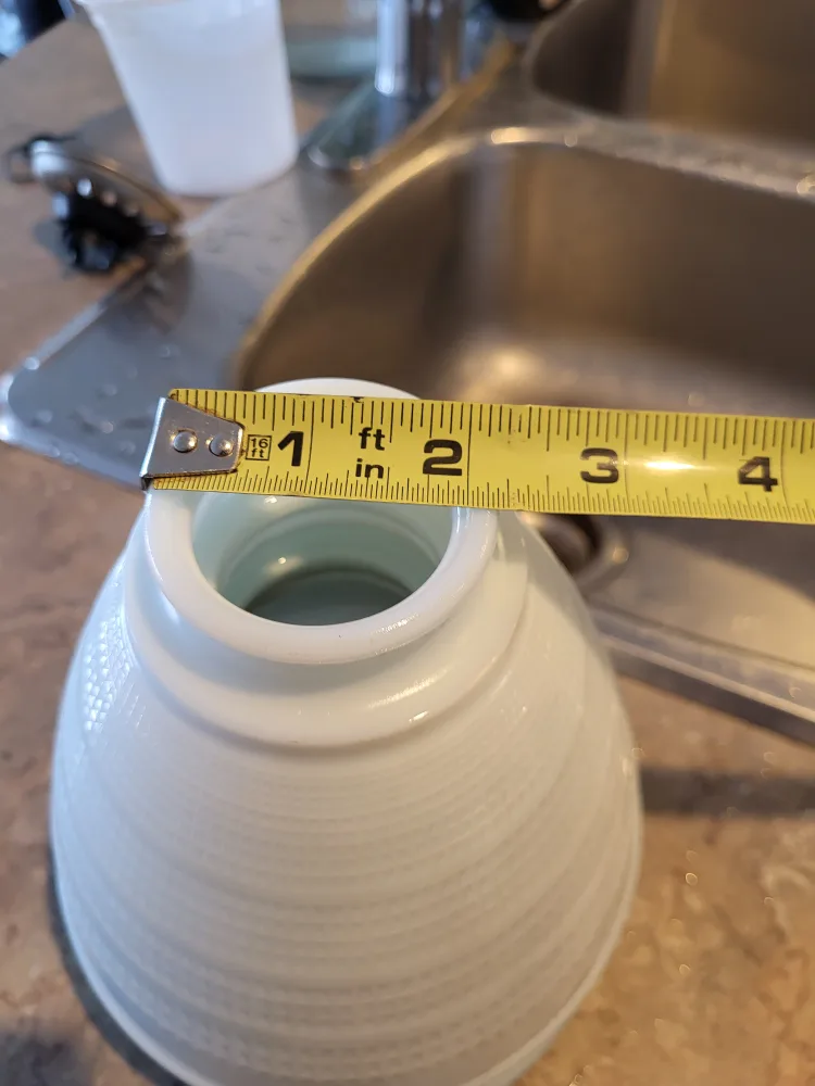 White Glass Light Fixture Shades (Set of 3) image indicator(3)