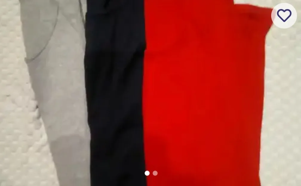 3 tank tops - Grey, Black, Red thumbnail