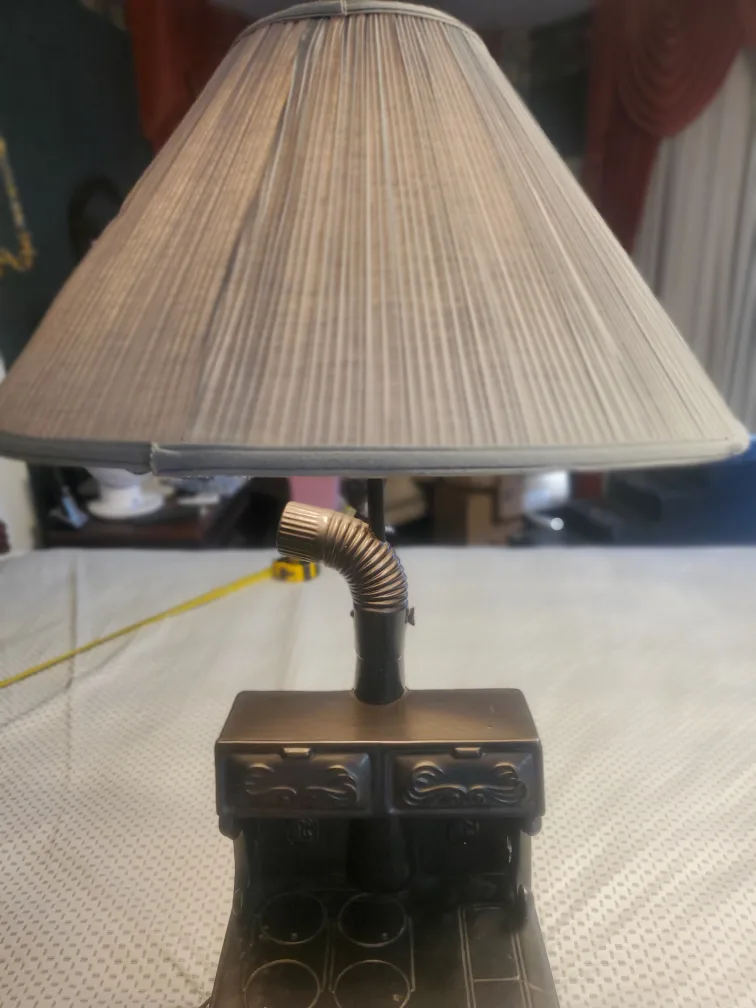 Vintage Comstock Castle Stove Lamp