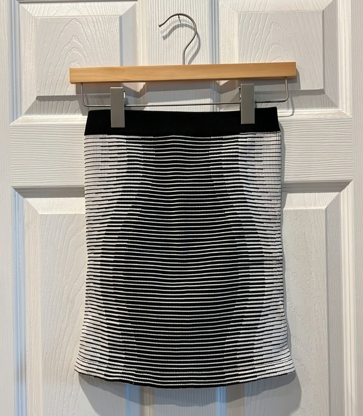 BCBGeneration Black & White Skirt