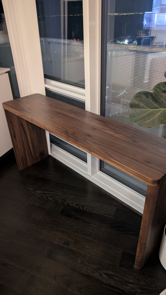 SUNDAYS - Walnut Wood Console Table