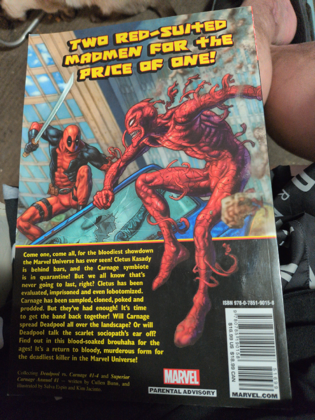 Deadpool vs Carnage Comic Book - photo 2