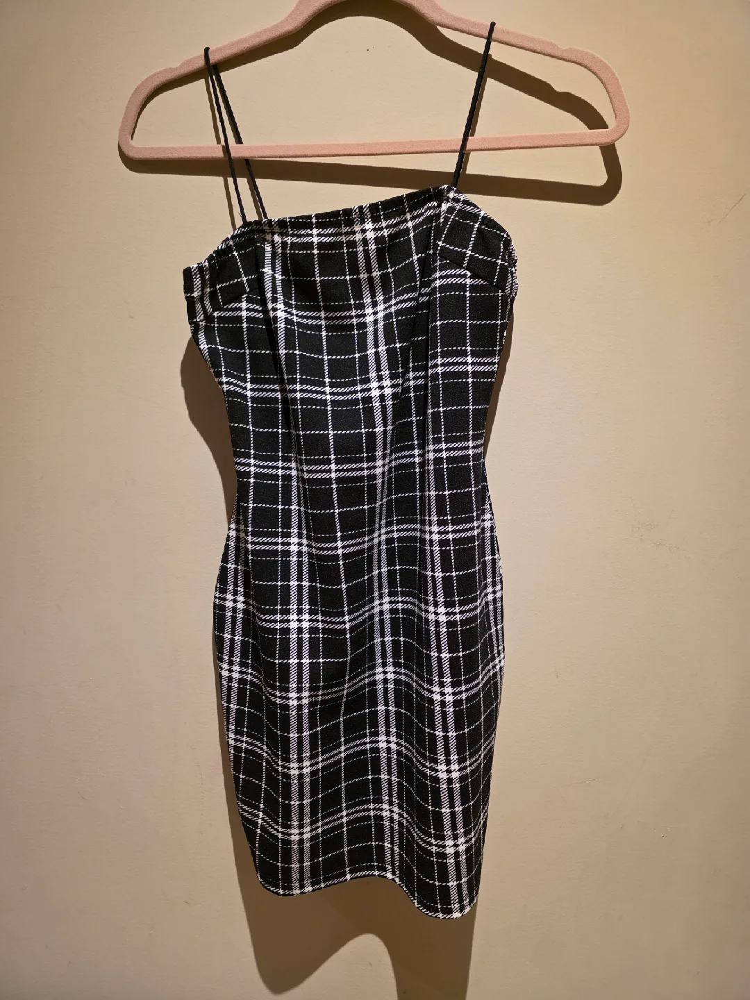 Shein Plaid Mini Dress - Size M thumbnail