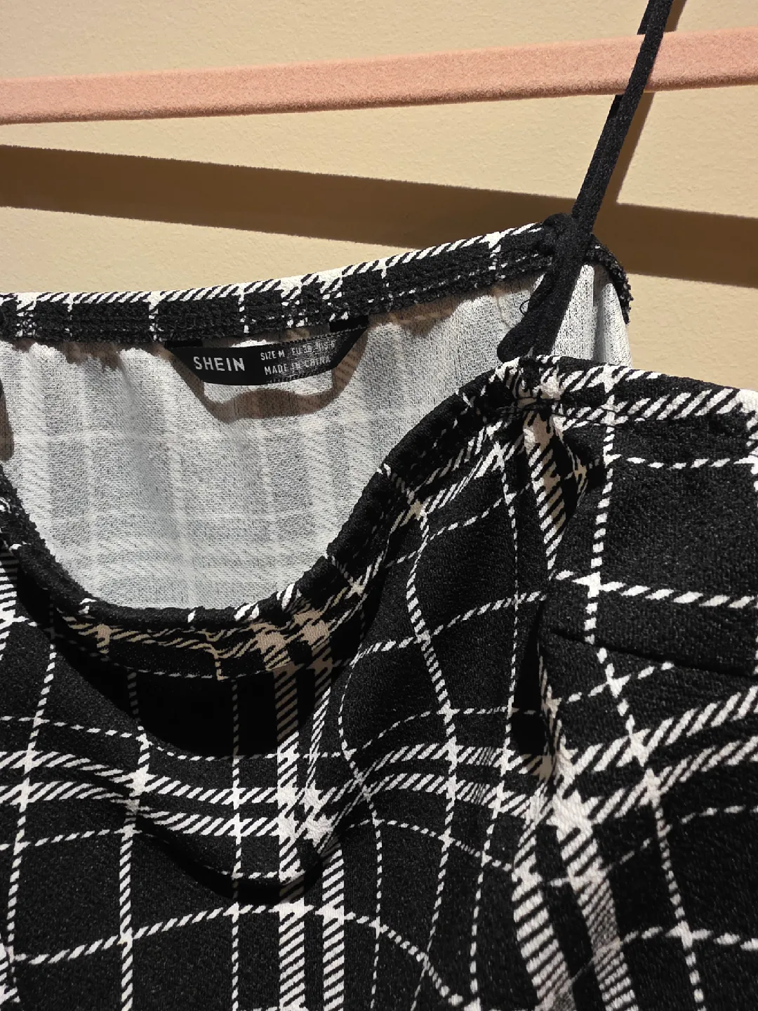 Shein Plaid Mini Dress - Size M 🥕 image indicator(3)