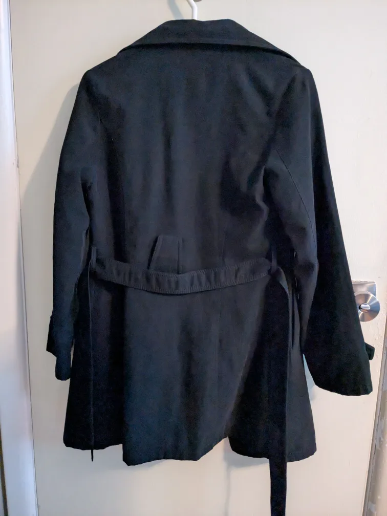 Black Trench Coat - Size M image indicator(3)