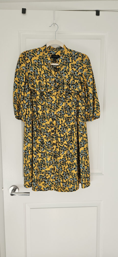 Topshop Floral Print Dress - Size US 6