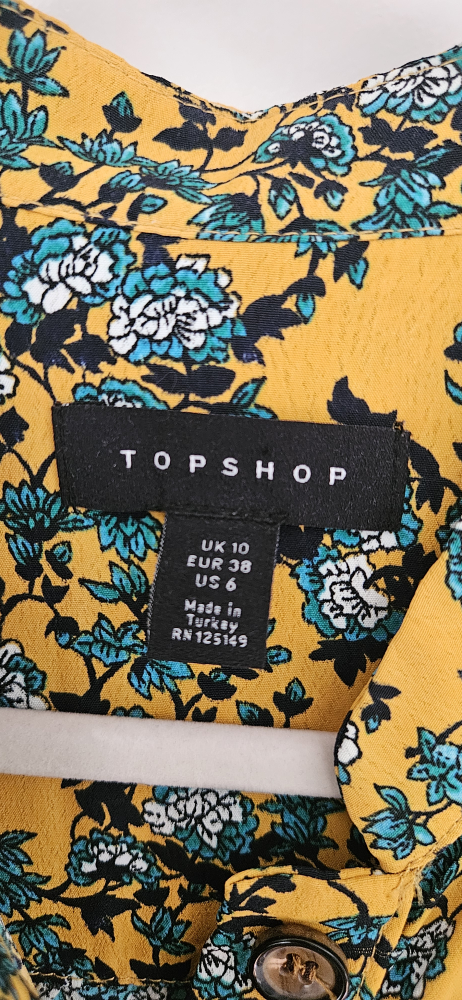 Topshop Floral Print Dress - Size US 6 - photo 3