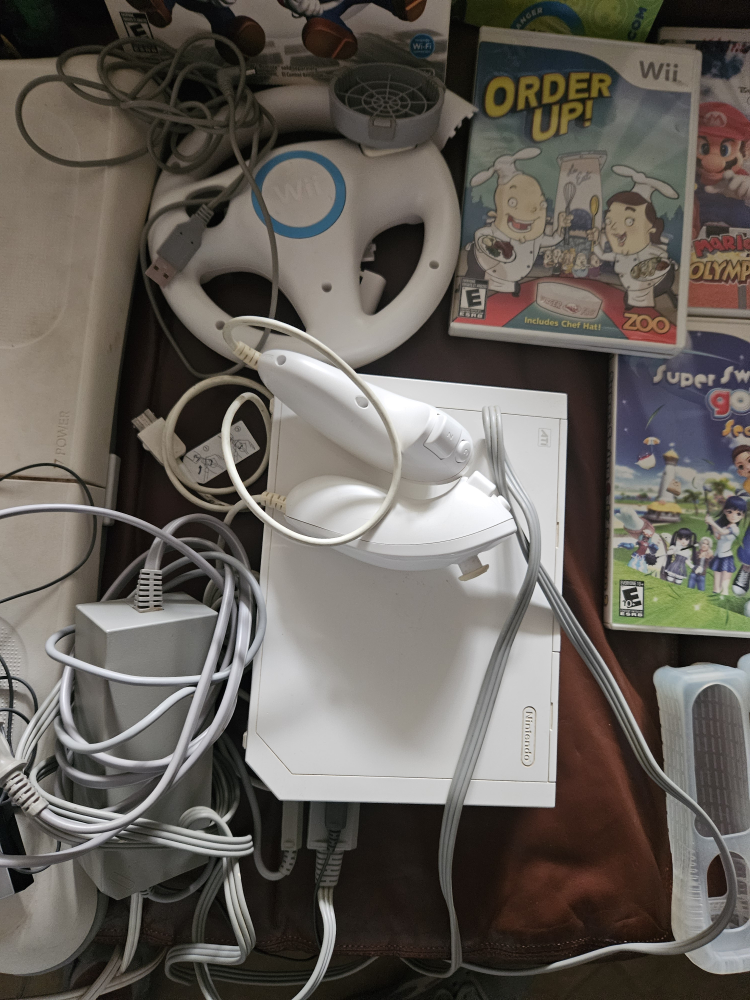 Nintendo wii with games
