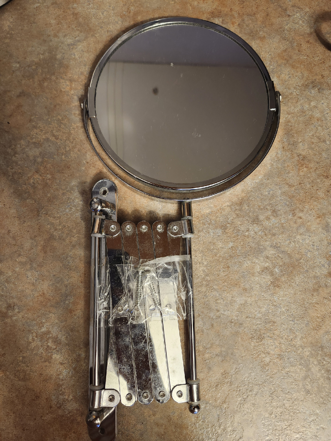 Extendable Wall Mount Makeup Mirror 🧡