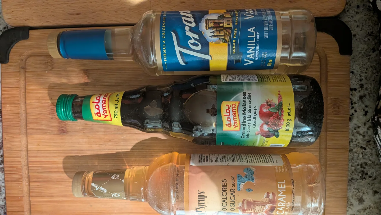 Torani Vanilla Syrup & Yamama Grenadine Molasses thumbnail
