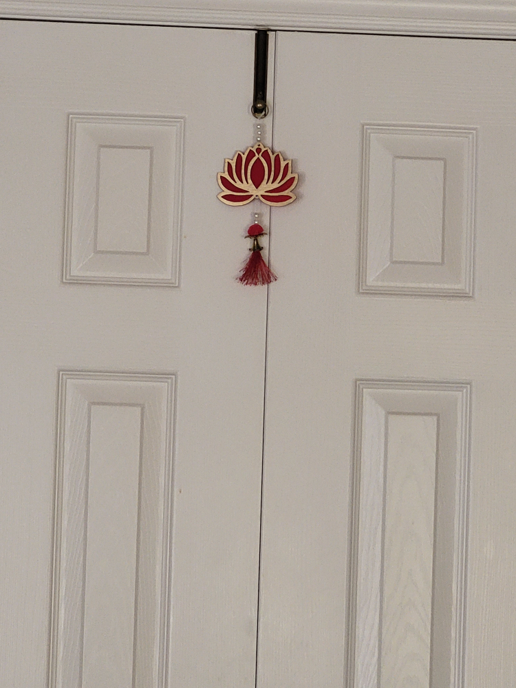 Lotus Flower Door Hanging