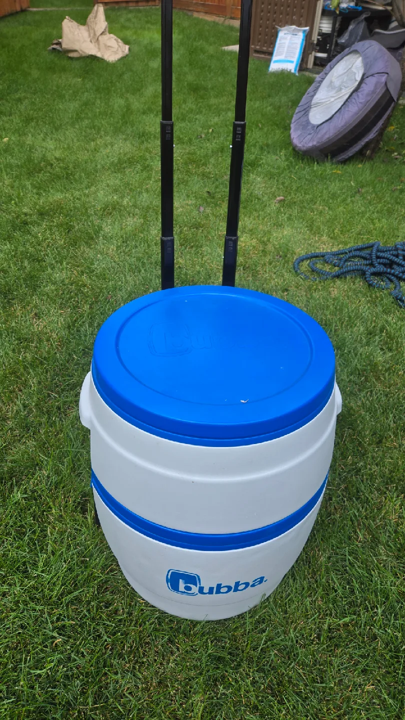 Bubba Rolling Beverage Cooler - Blue & White thumbnail