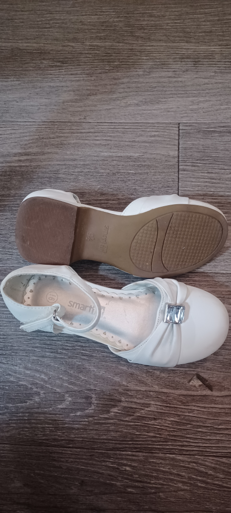Smartfit White Girls' Dress Shoes - Size 9 1/2 - photo 2