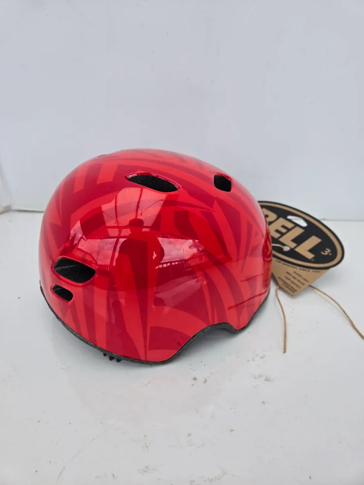 New kids toddlers red bike helmet size in photos image indicator(5)