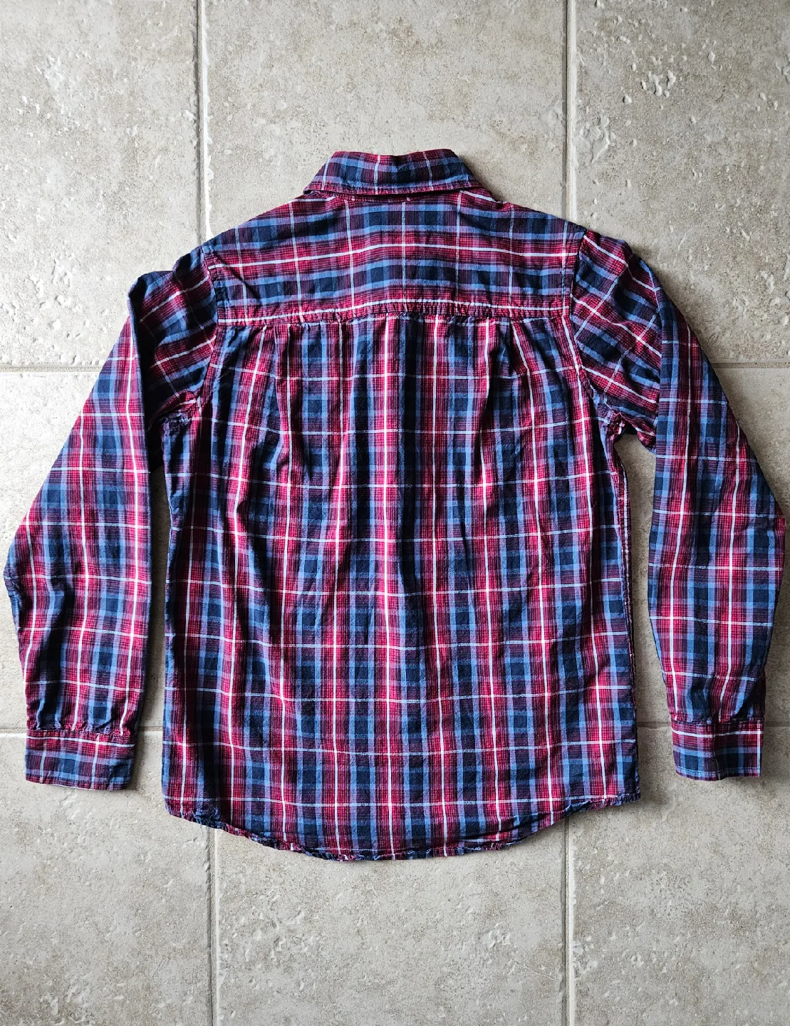 Size Large 10/12 - Children's Place Plaid Button-Down Shirt image indicator(3)