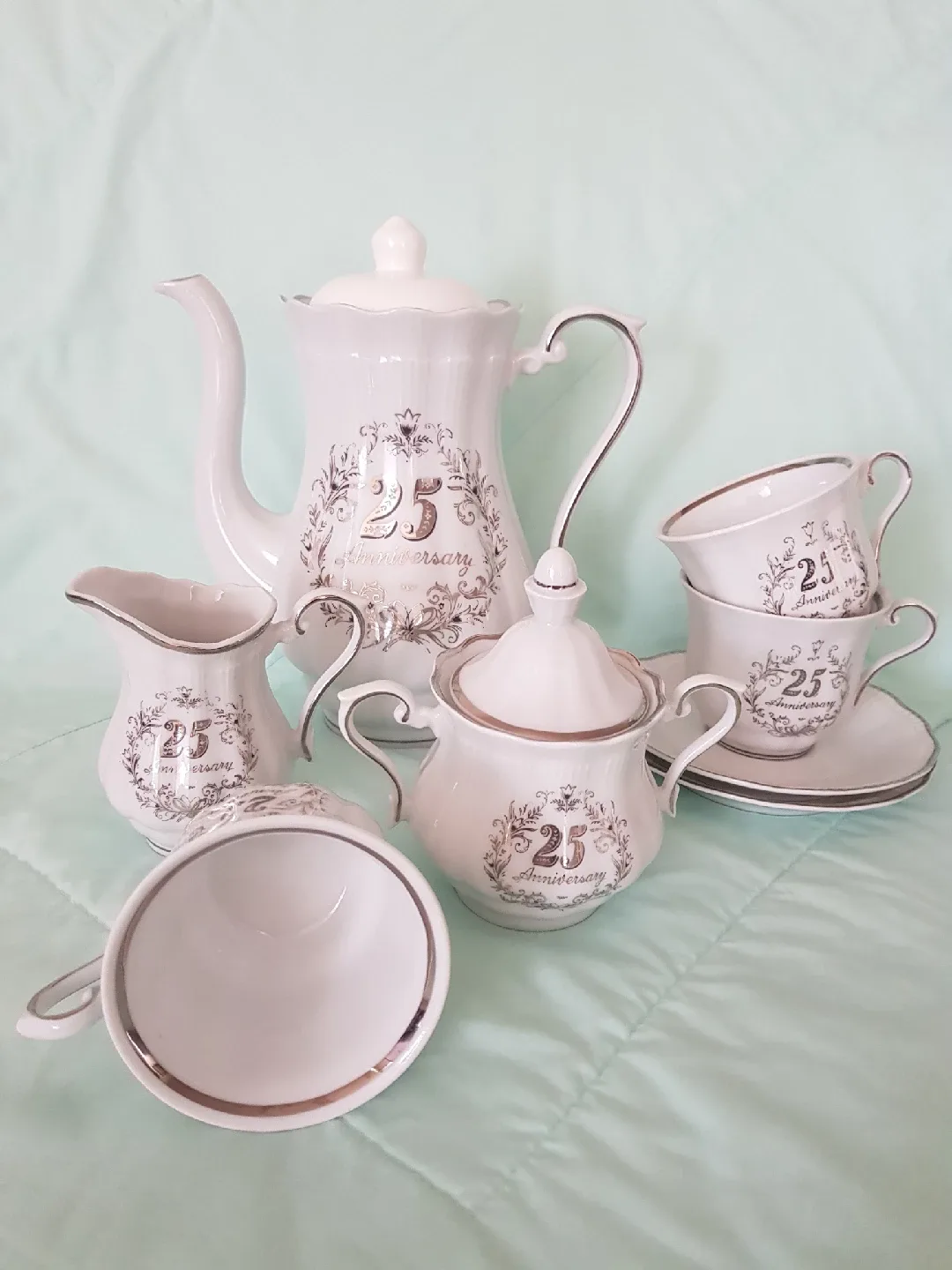 Wałbrzych Made in Poland 25th Anniversary Tea Set