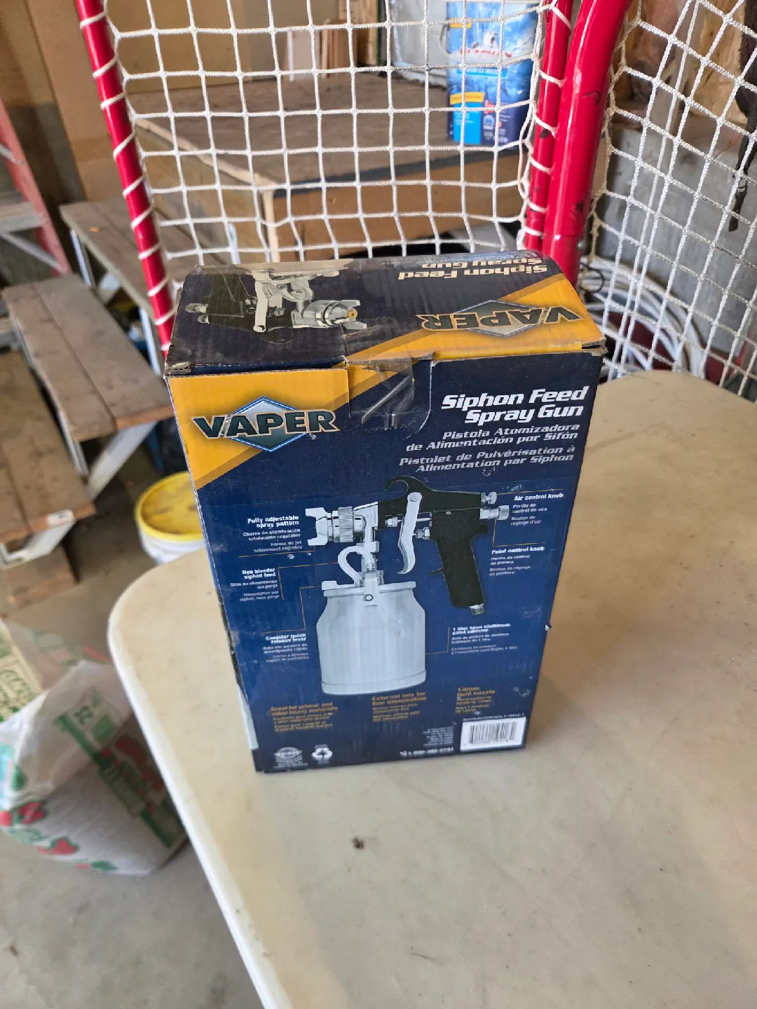 Vaper Siphon Feed Spray Gun image indicator(2)