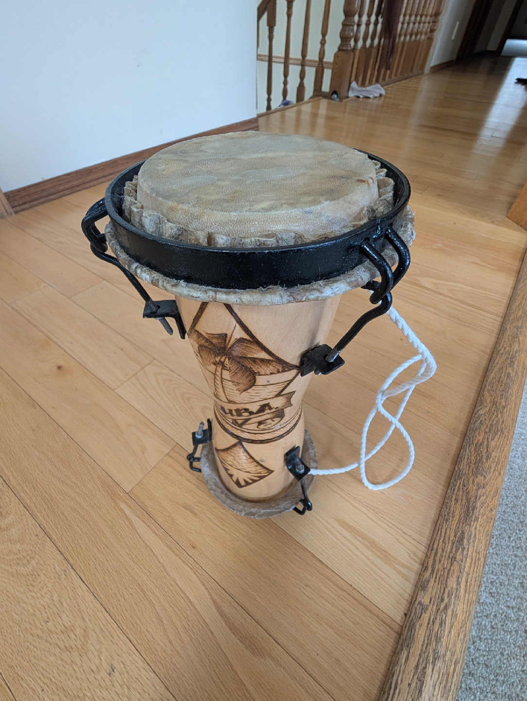 Set of Djembe, Bongo, and Decorative Drums - photo 2