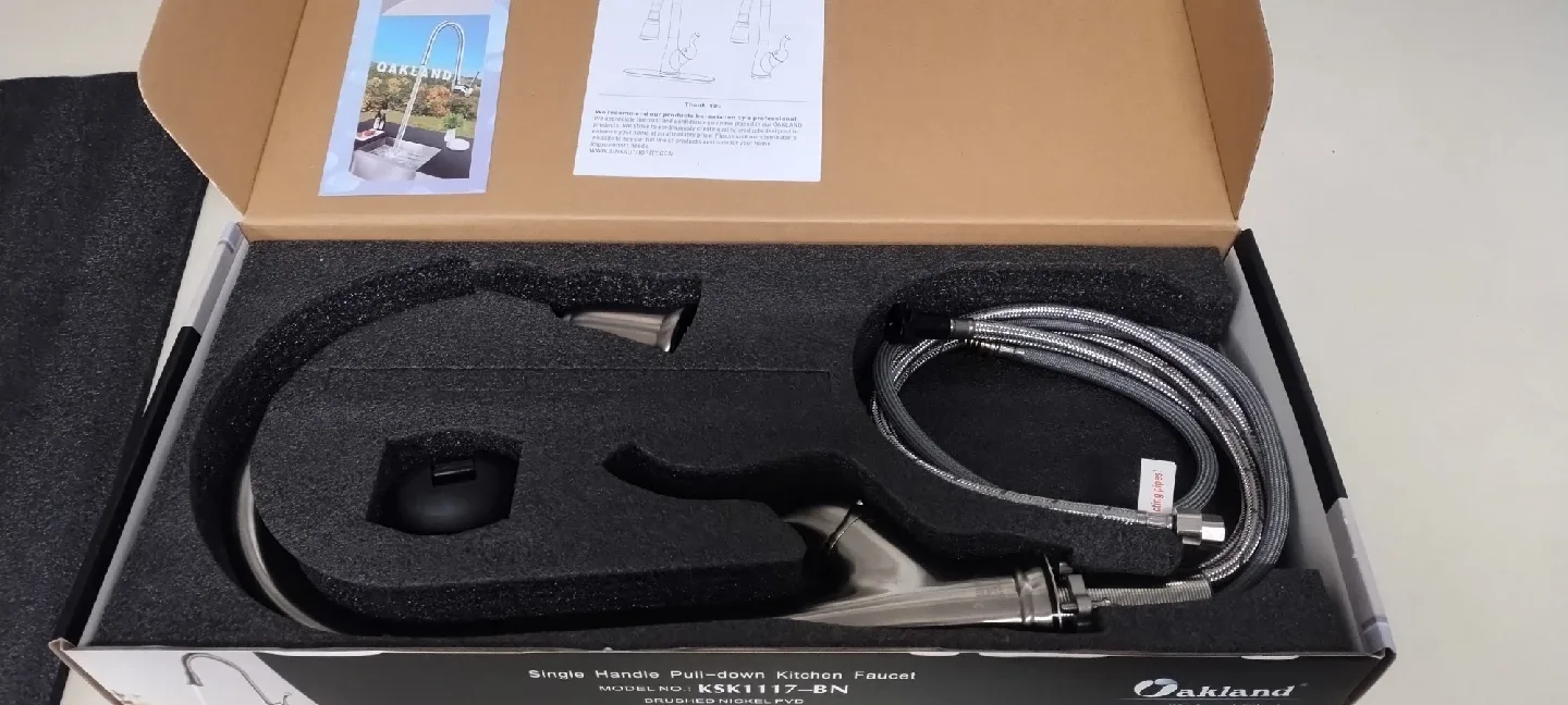 Oakland KSK1117-BN Pull-down Kitchen Faucet - New image indicator(3)