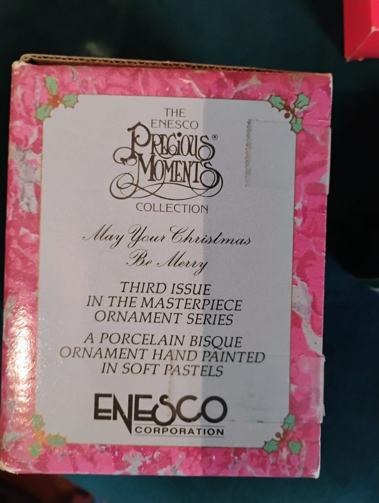 Enesco Precious Moments Ornament - 1991 - photo 2