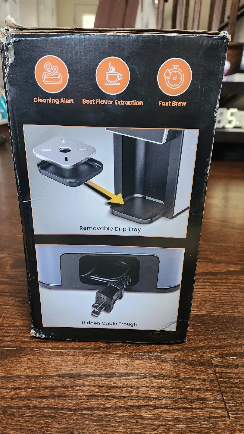 AIRMSEN Grind & Brew Coffee Maker with Grinder image indicator(8)