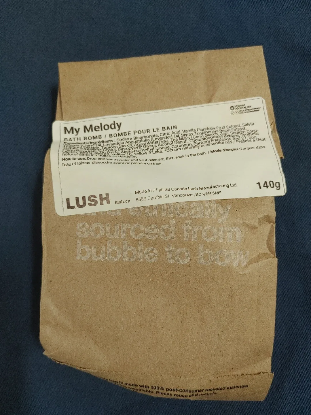 Lush 'Sticky Syrup' soap & 'My Melody' Bath Bomb image indicator(2)