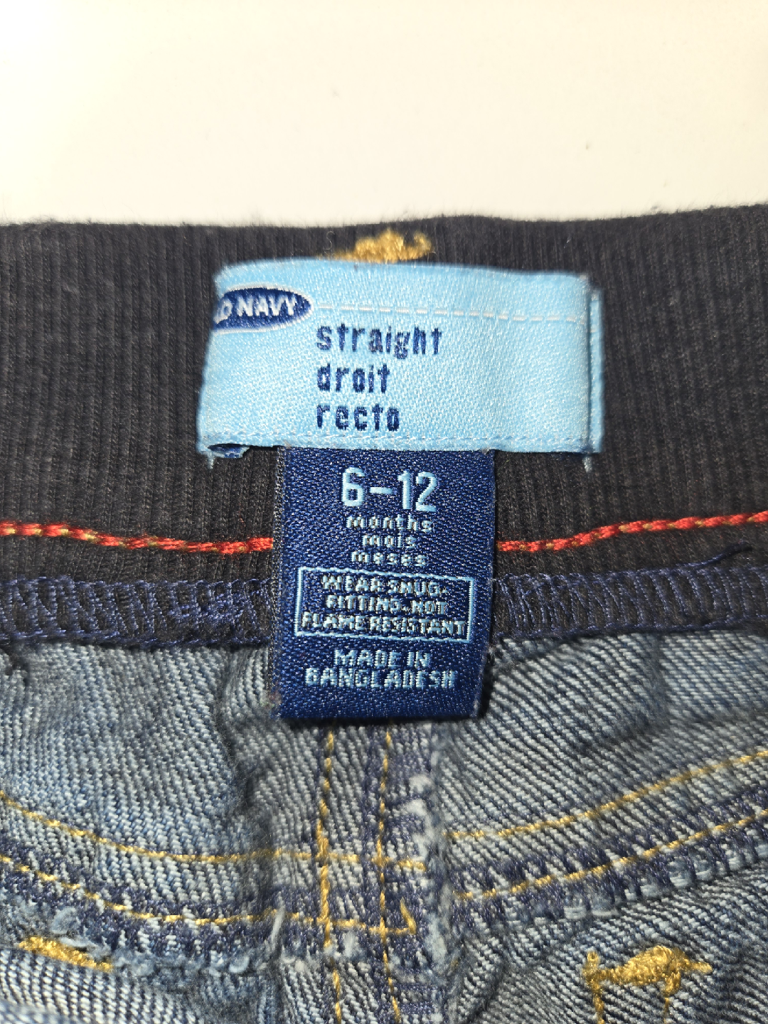 Old Navy Dark Denim Baby Boy Jeans - photo 3