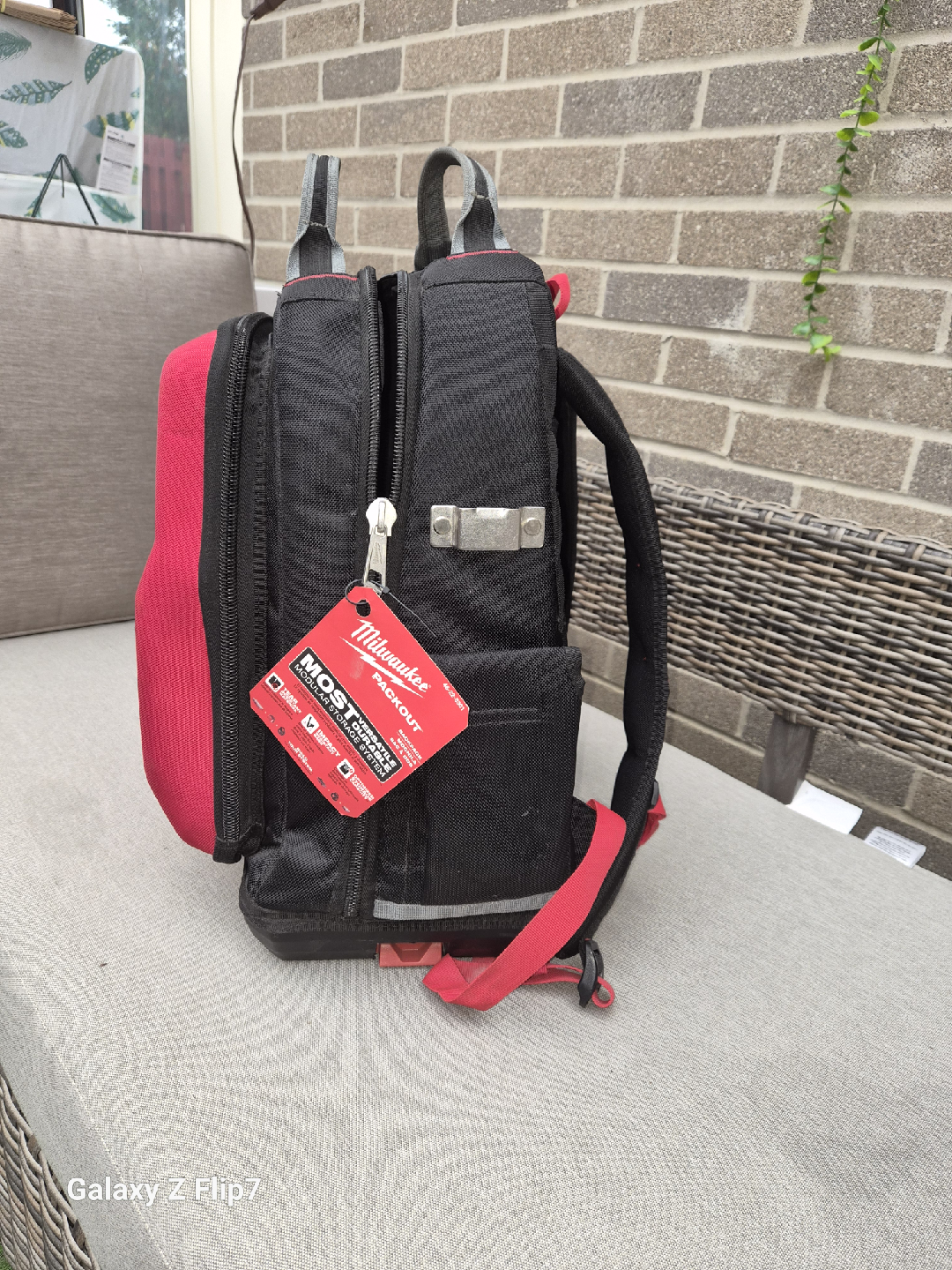 Milwaukee Packout Tool Backpack - Black & Red - photo 2