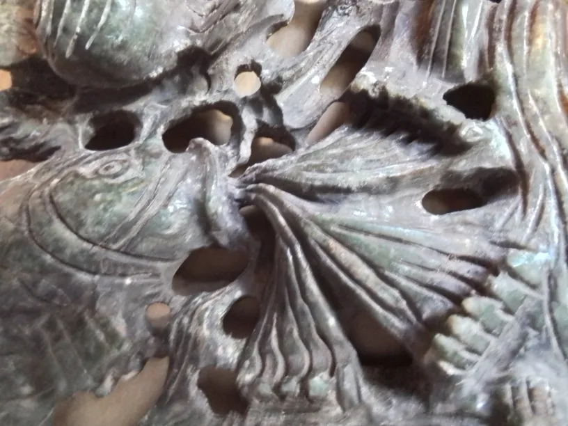 Rare Chinese Serpentine Carved Boulder image indicator(6)