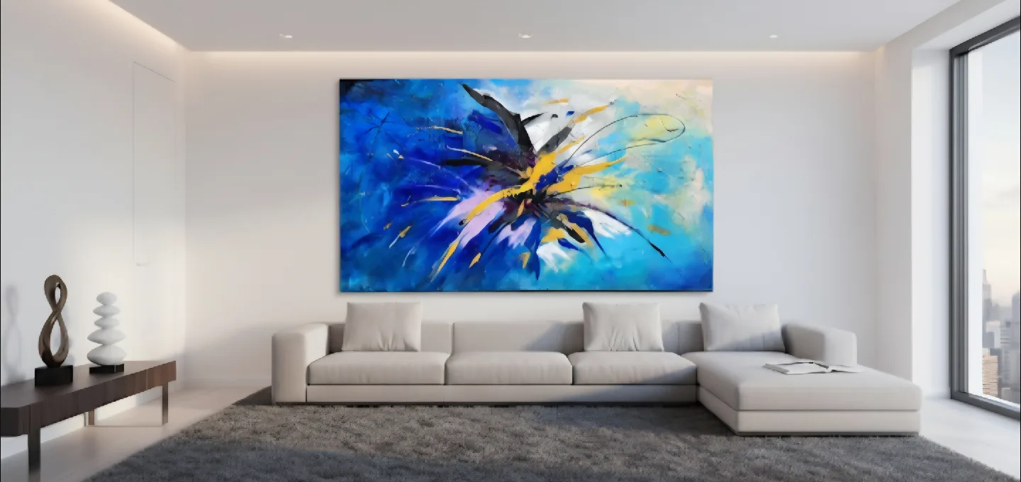 original hand painted painting by local artist Abstract image indicator(8)