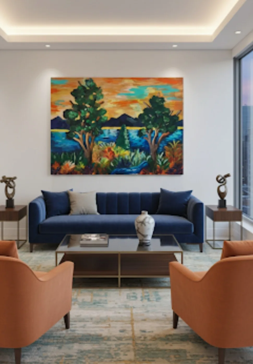 original hand painted painting by local artist Abstract image indicator(9)