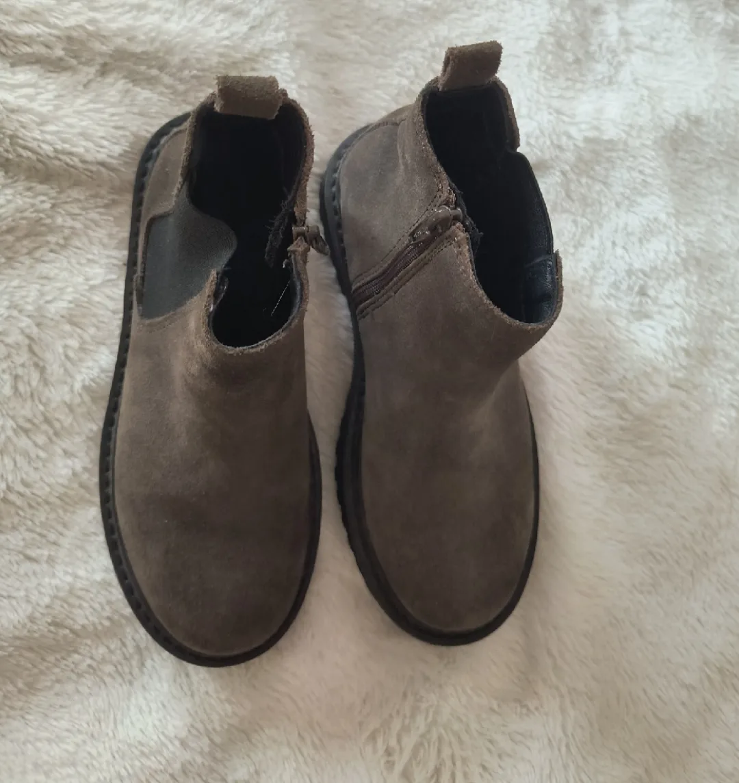 Zara green Ankle Boots Size 31 image indicator(2)