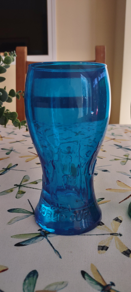Coca-Cola 2018 Russia World Cup Glasses - Blue & Green - photo 2
