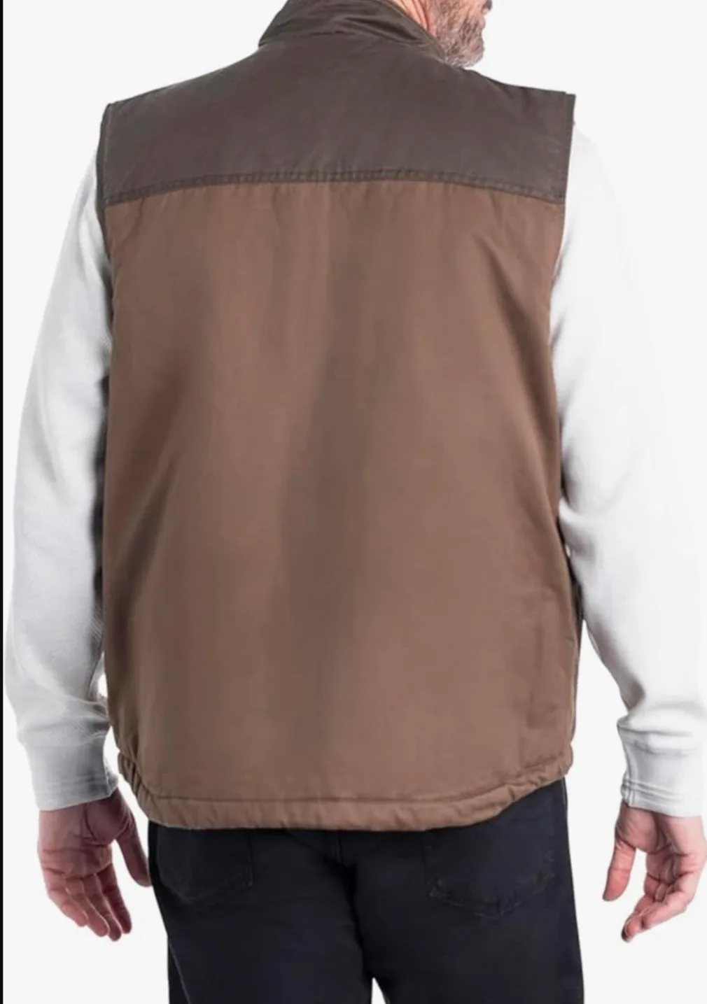 Legendary Whitetails mens Tough as Buck Canvas VestVest image indicator(3)