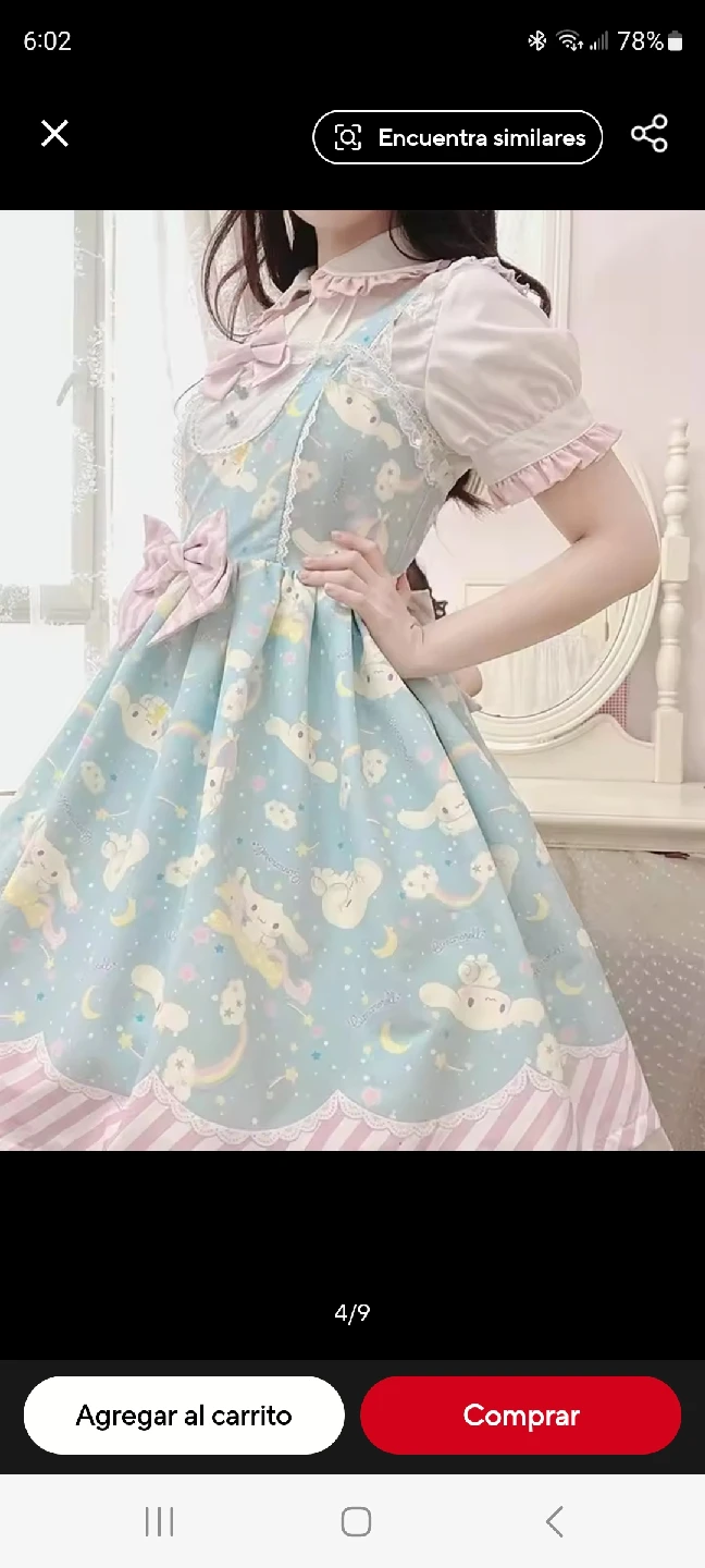 Cinnamoroll Lolita Dress, Blue - photo 3