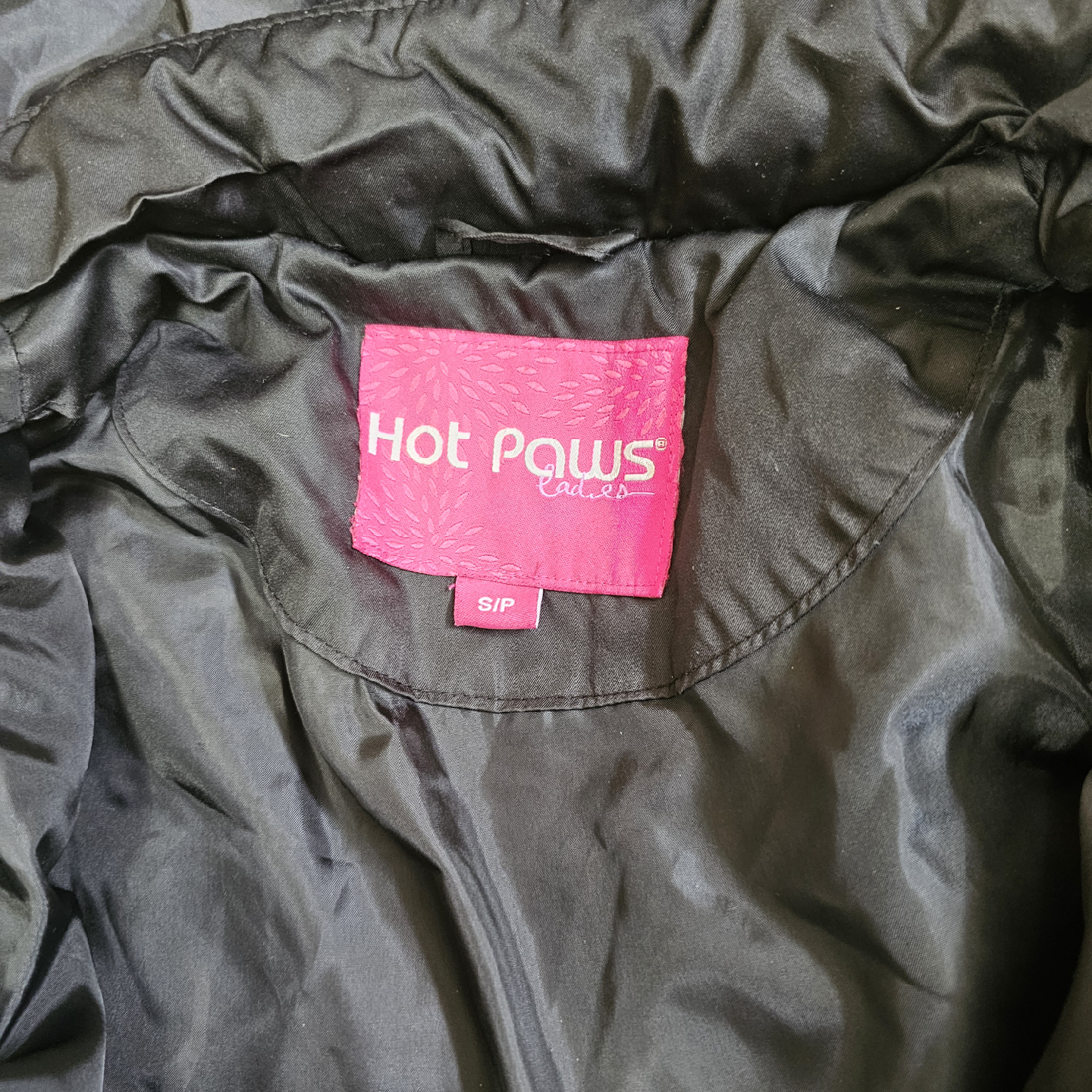 Hot Paws Ladies Black Winter Coat - Size S