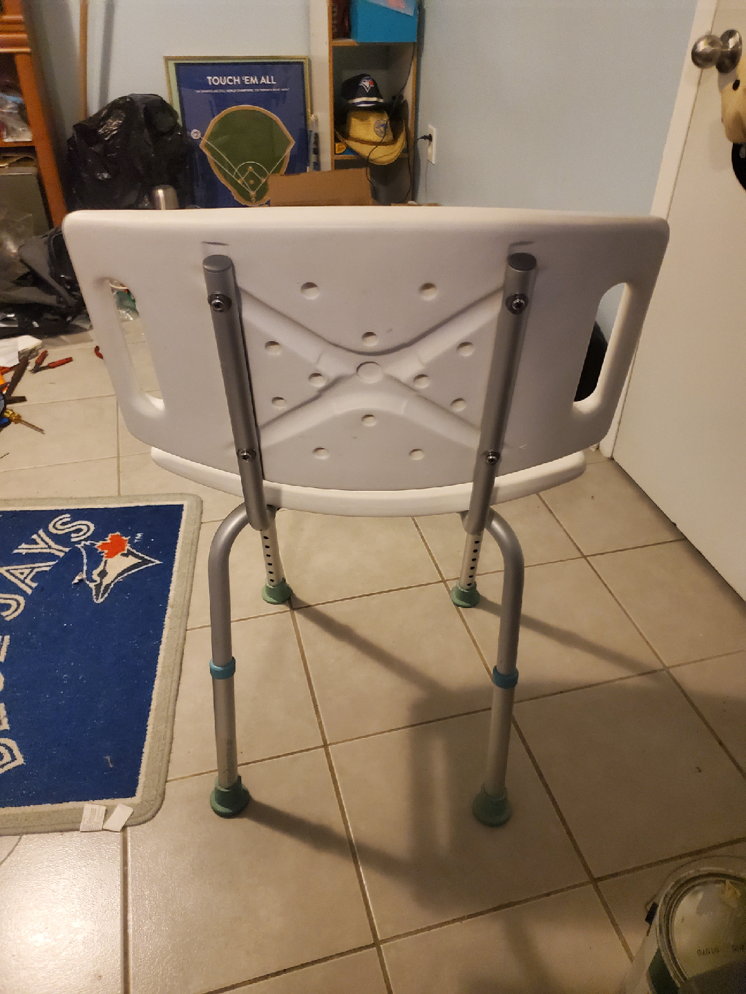 Adjustable Height Bath/Shower Chair with Backrest - photo 5