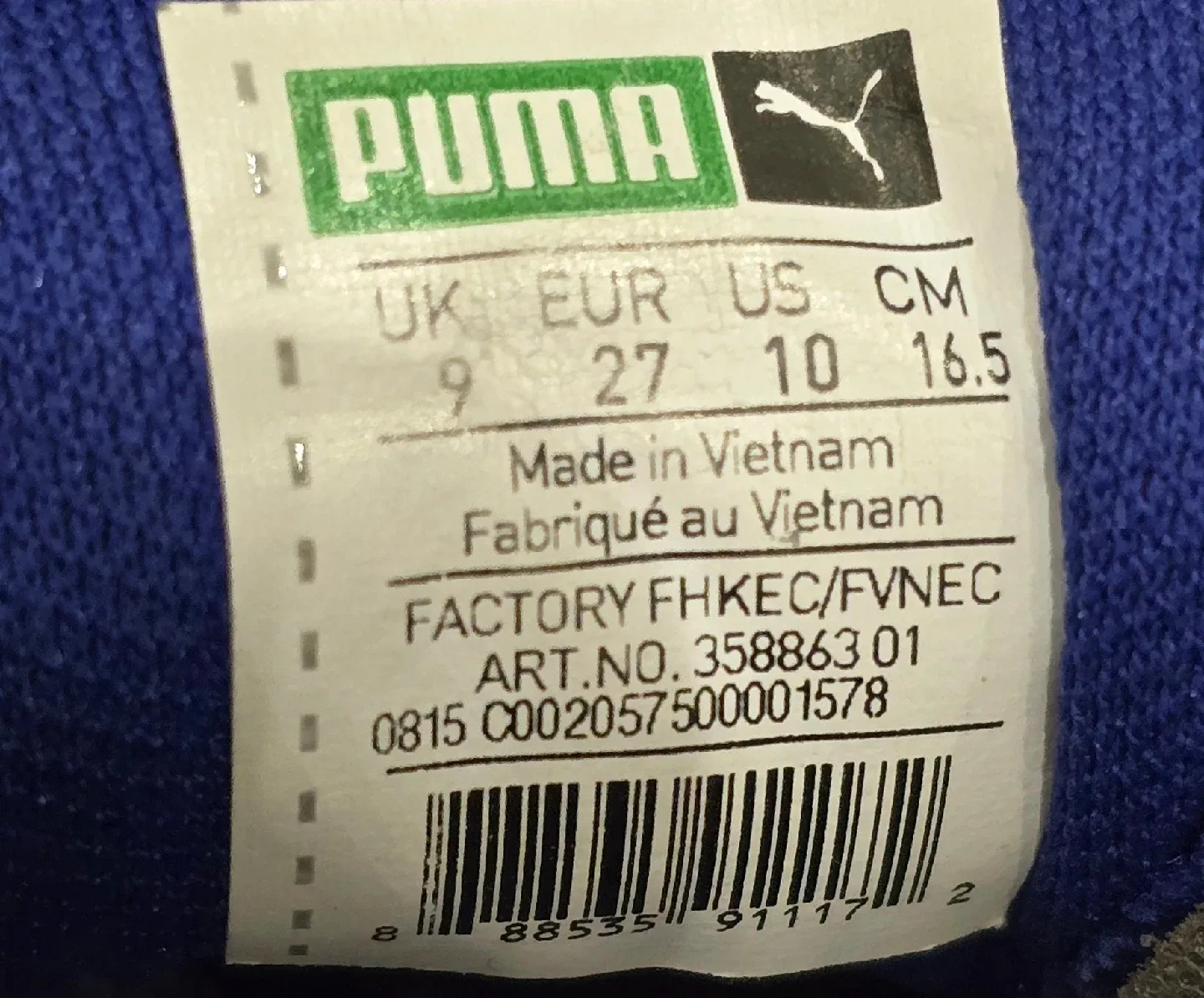 Puma Superman Kids Shoes! - Size 10 image indicator(9)