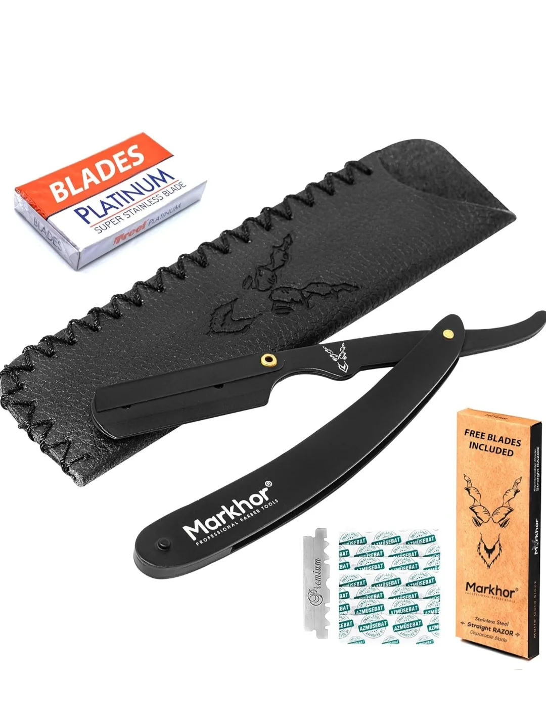 Markhor Professional Straight Razor Barber Tool