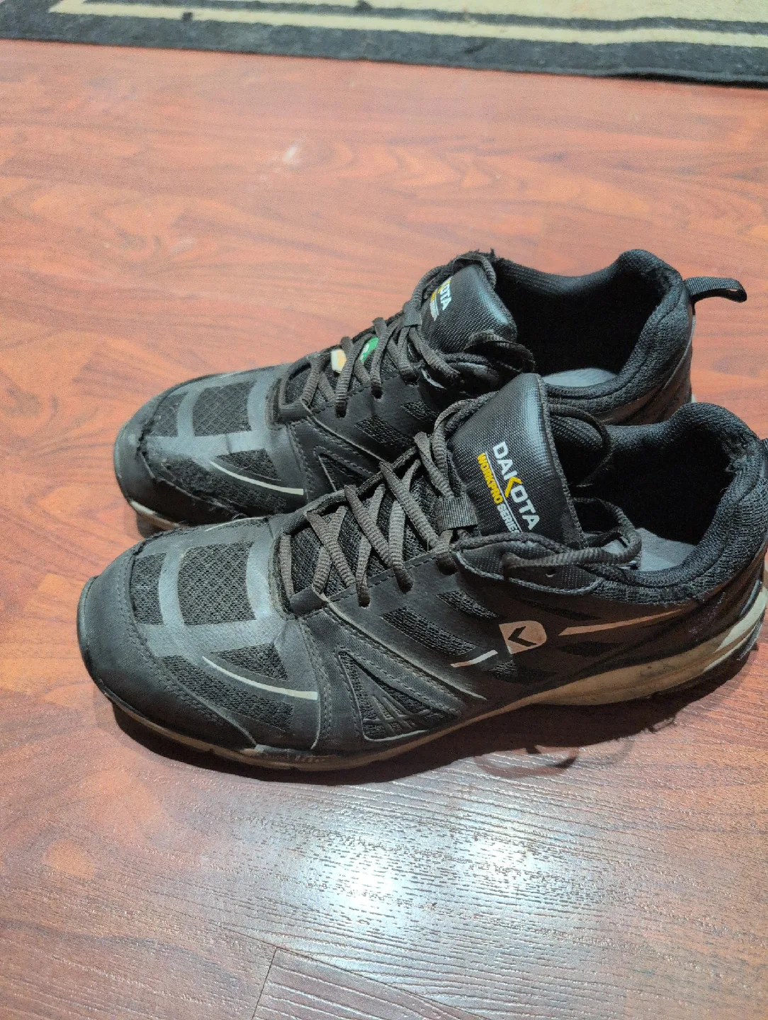 Lightweight Dakota Workpro Steel ToSeries Black Shoes image indicator(3)