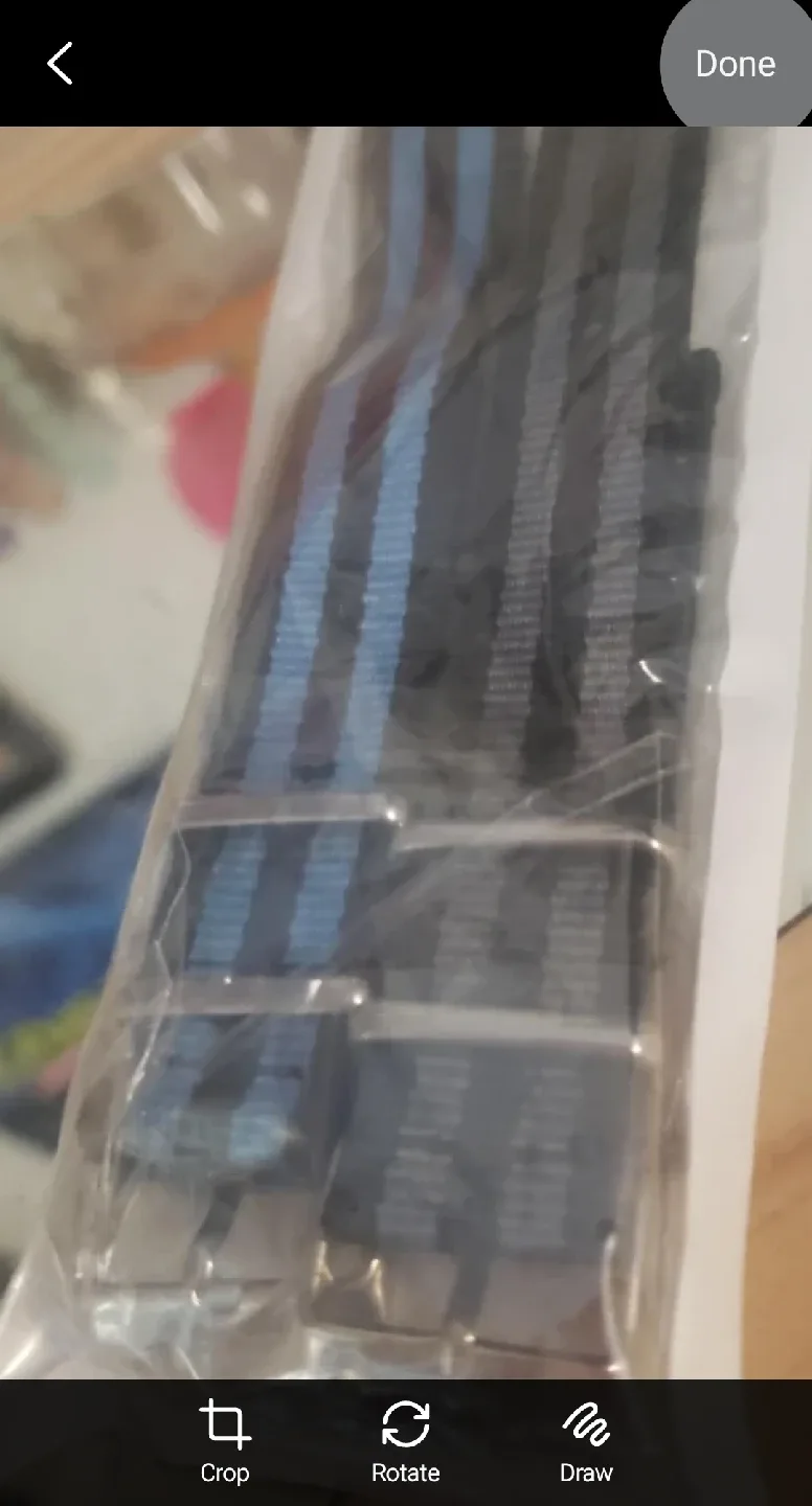 Black & Blue Striped Watch Bands thumbnail
