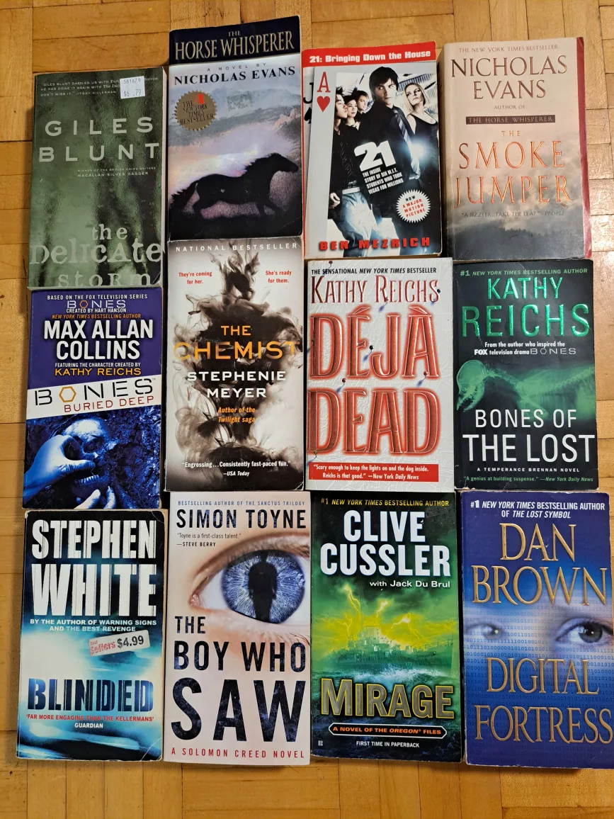 Mixed Lot of Paperback Books image indicator(3)