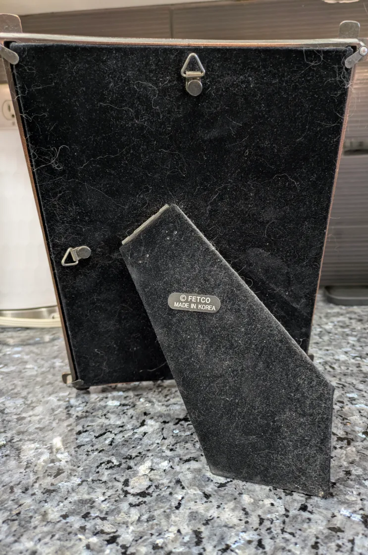 Vintage Bronze Picture Frame -  HEAVY image indicator(5)